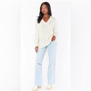 Revolve Show Me Your Mumu Ozzy Knit oversized Pull Over Sweater